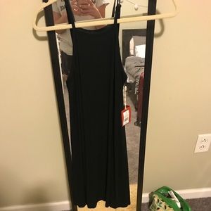 black halter dress, NWT